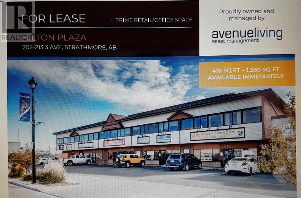 Commercial For Rent | 207 205 213 3 Avenue | Strathmore | T1P1N7