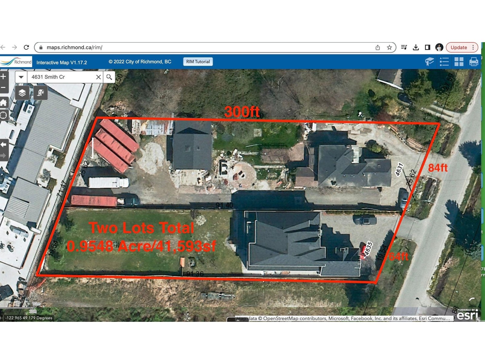 4 Bedroom Vacant Land For Sale | 4631 Smith Crescent | Richmond | V6V1S5