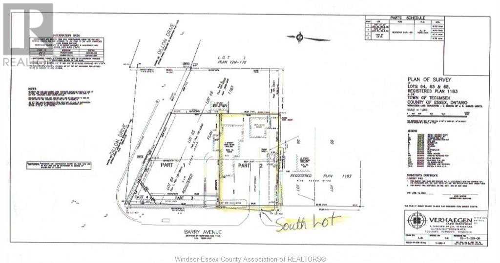 Vacant Land For Sale | V L Barry Unit South Lot | Tecumseh | N8N1E1