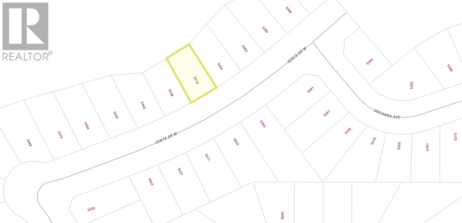 Vacant Land For Sale | 5416 W Venta Drive | Prince George | V2K0B6