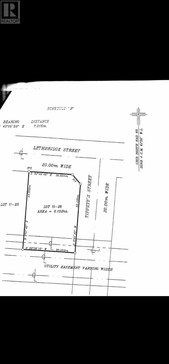 Vacant Land For Sale | Lot 11 26 Lethbridge Street | Happy Valley Goose Bay | A0P1E0