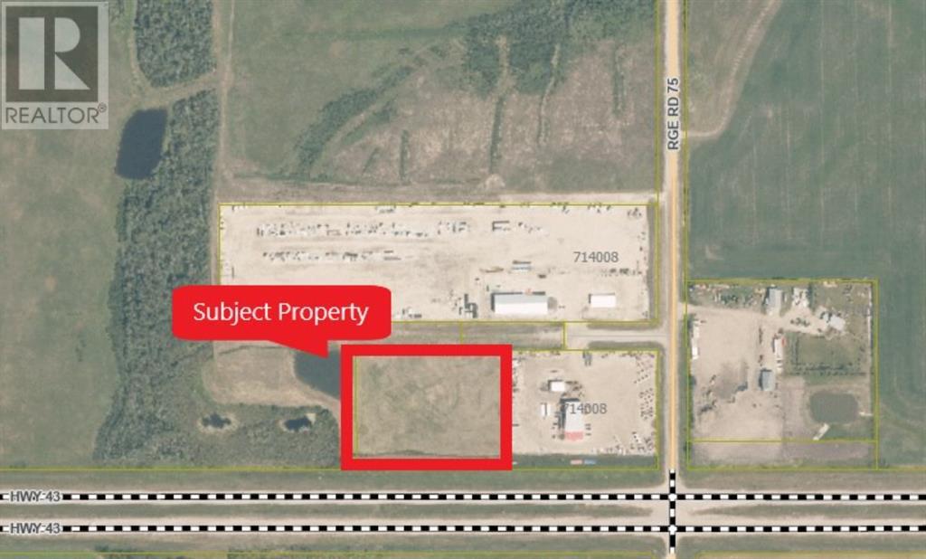 Vacant Land For Sale | 75 Range Road | Rural Grande Prairie No 1 County Of | T0H3S0