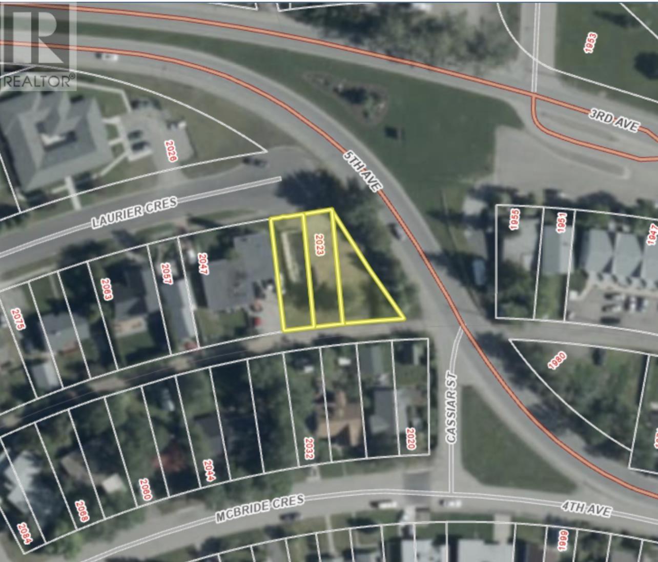 Vacant Land For Sale | 2023 Laurier Crescent | Prince George | V2M2A3