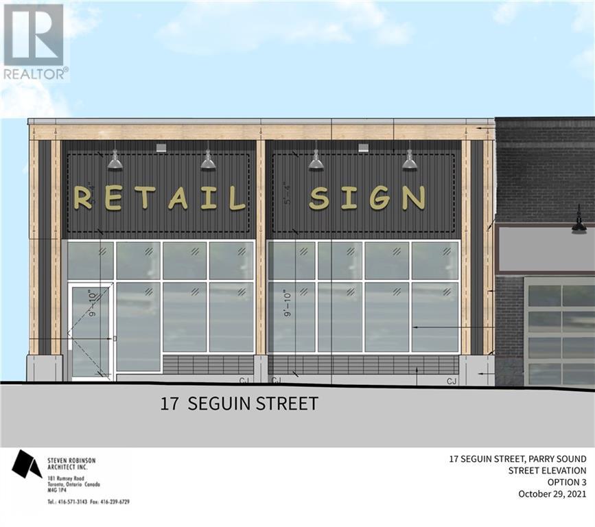 Commercial For Rent | 17 Seguin Street | Parry Sound | P2A1A9