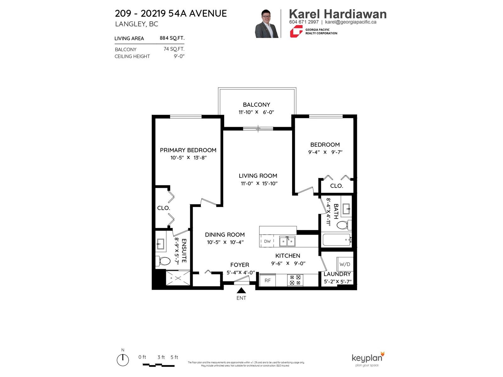 209 20219 54A AVENUE, Langley real estate listing R2872850