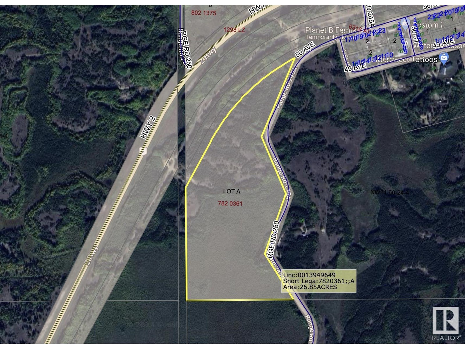 Vacant Land For Sale | Rr 245 A Twp 605 B | Rural Westlock County | T0G1L0