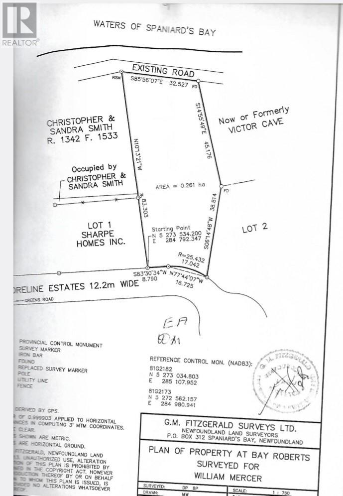 Vacant Land For Sale | 0 Shoreline Estates | Bay Roberts | A0A1G0