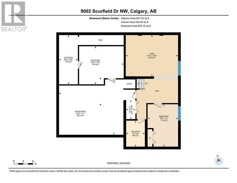 Single Family House 3 Level for Sale in  Scurfield Drive NW Scenic Acres Calgary 