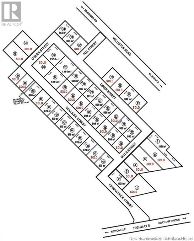 Vacant Land For Sale | Lot 17 34 Dinan | Miramichi | E1N3A7