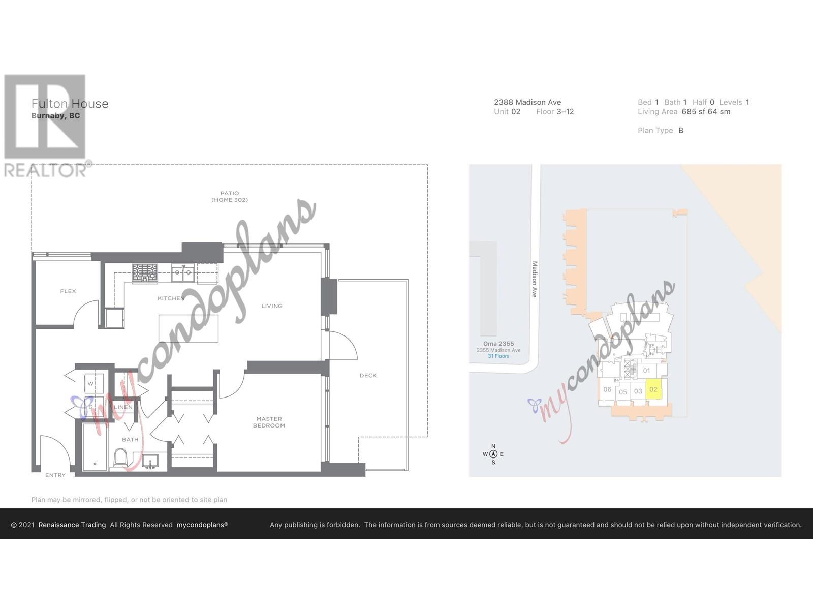 702 2388 MADISON AVENUE, Burnaby real estate listing R2909636