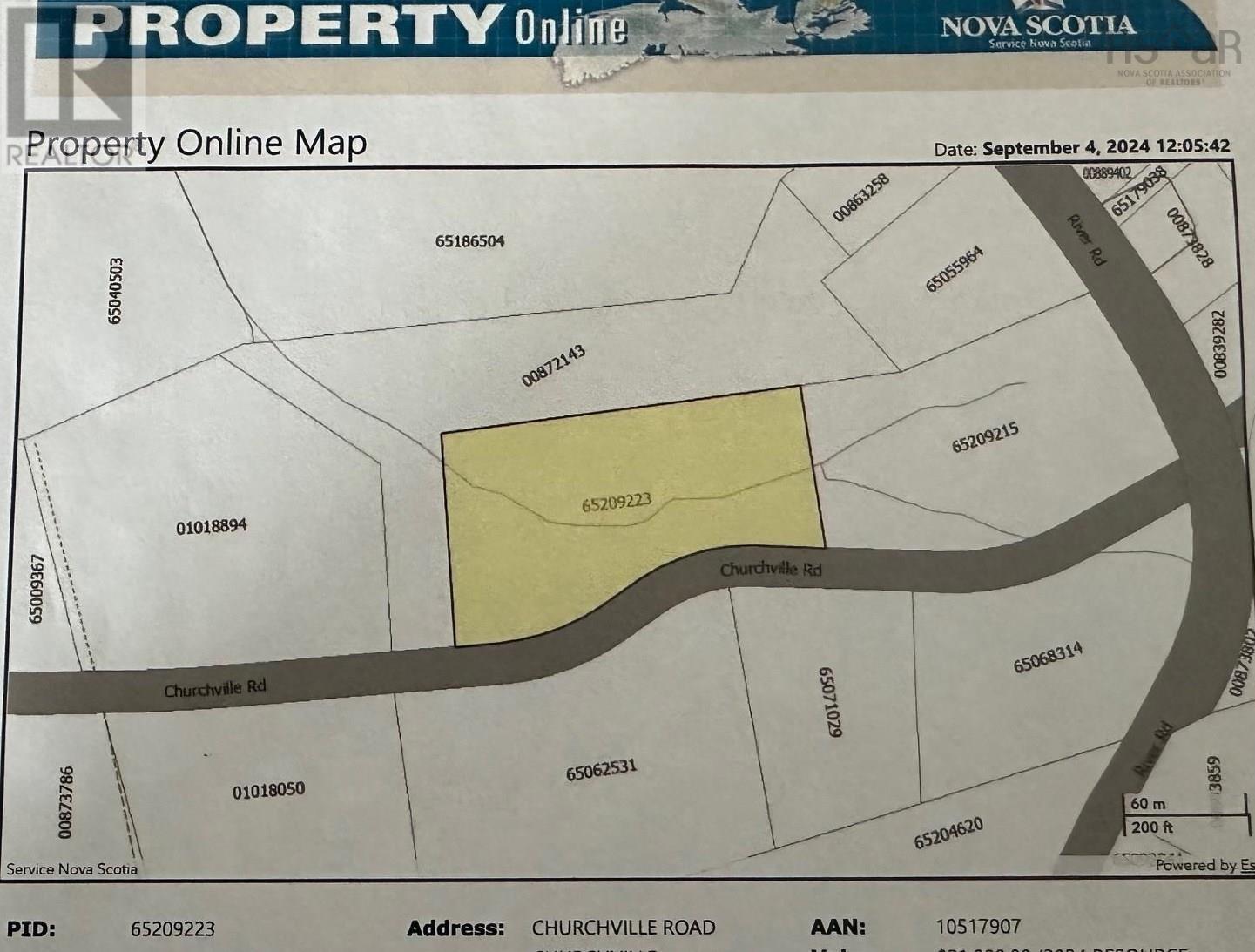 Vacant Land For Sale | Lot 07 1 B Churchville Road | Churchville | B0K1B0