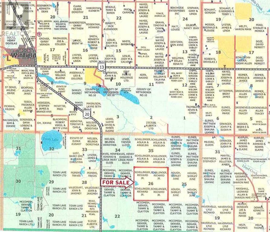 Vacant Land For Sale | Highway 20 | Rural Wetaskiwin No 10 County Of | T0C1H0