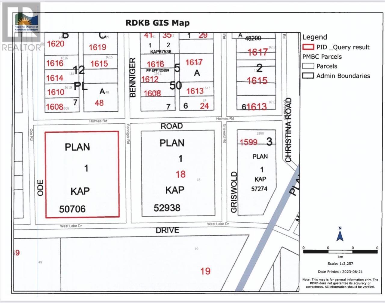 Lot 1 WEST LAKE Drive, Christina Lake