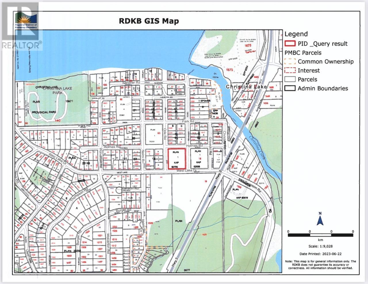 Lot 1 WEST LAKE Drive, Christina Lake