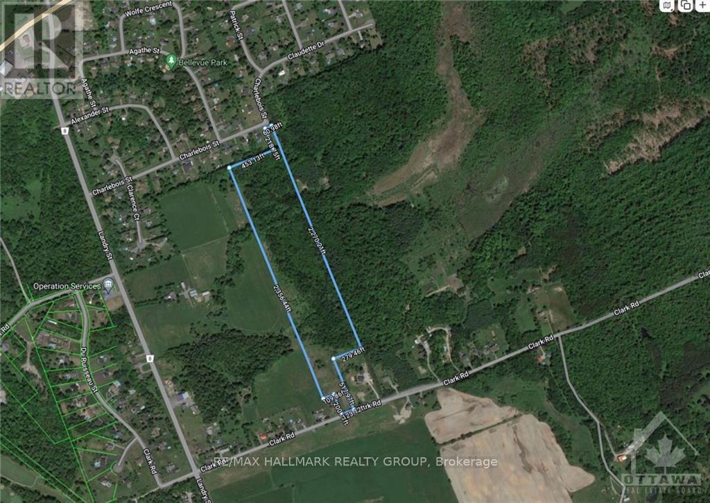 Vacant Land for Sale in  CLARK ROAD Clarence-Rockland 