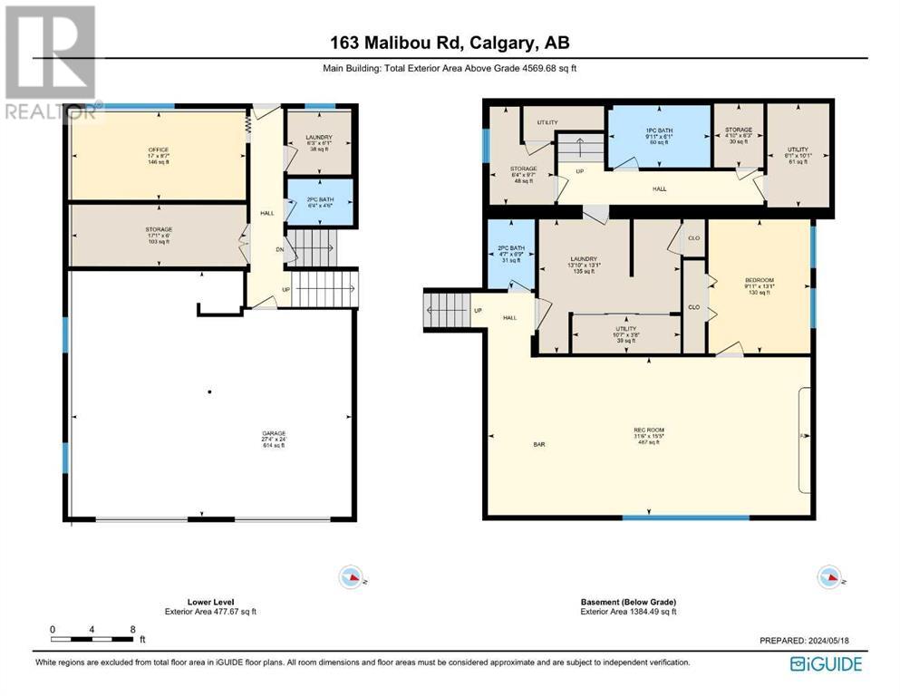 Single Family House 5 Level for Sale in  Malibou Road SW Mayfair Calgary 