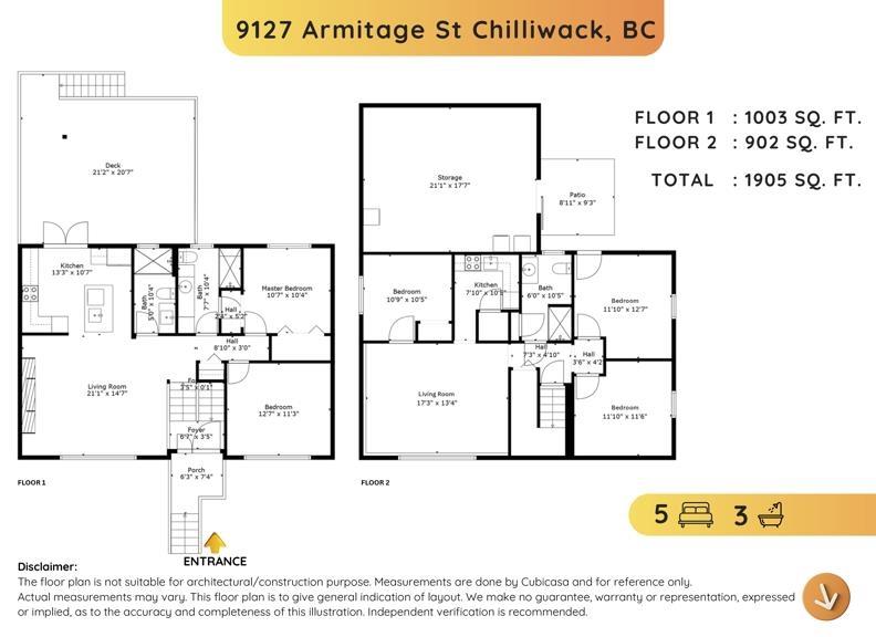 9127 ARMITAGE STREET, Chilliwack Proper East, Chilliwack real estate listing R2954005