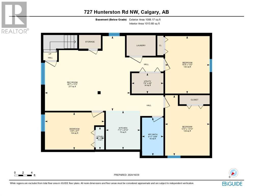 Single Family House Bungalow for Sale in  Hunterston Road NW Huntington Hills Calgary 