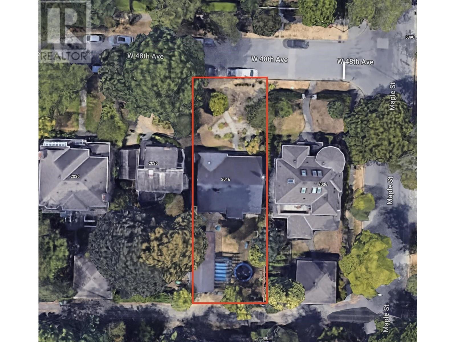 2016 W 48TH AVENUE, Vancouver