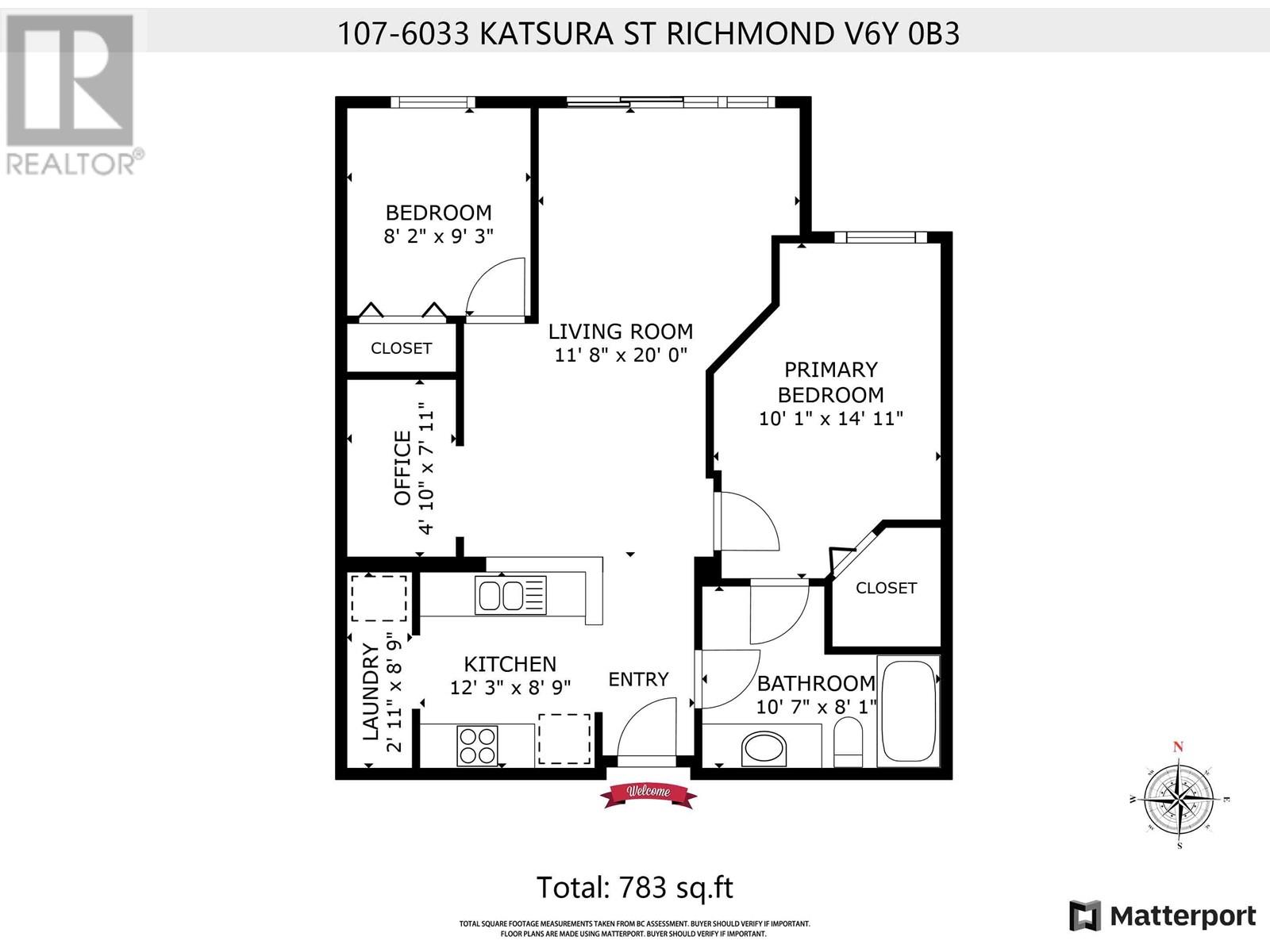 #107-6033 KATSURA Street, Richmond