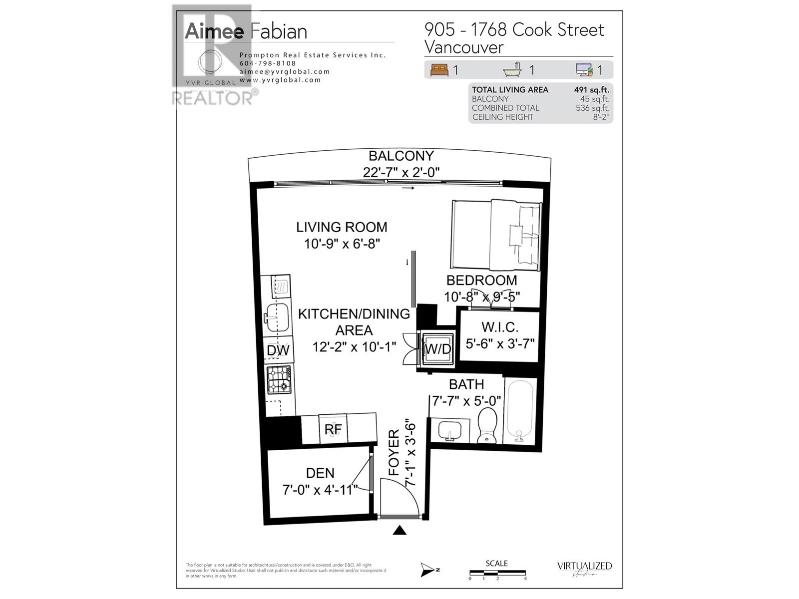 Photo 2 of 905 1768 Cook Street, Vancouver BC