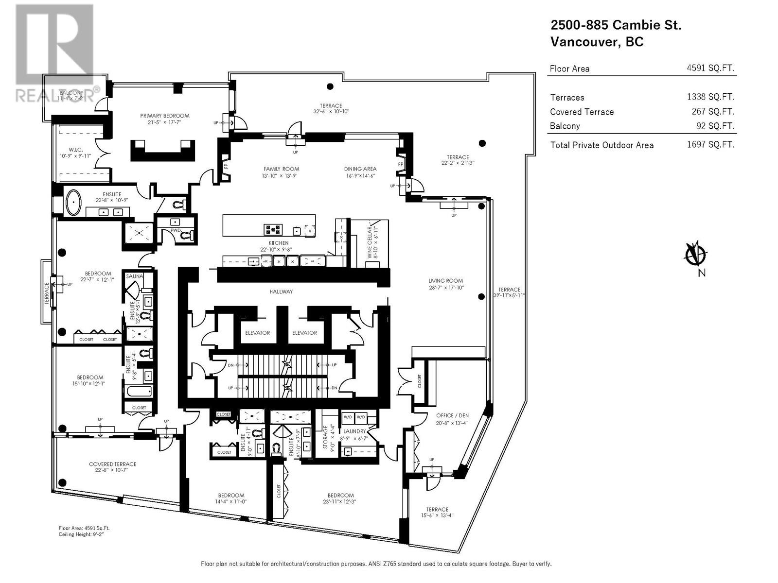 2500 885 CAMBIE STREET, Vancouver real estate listing R2961679