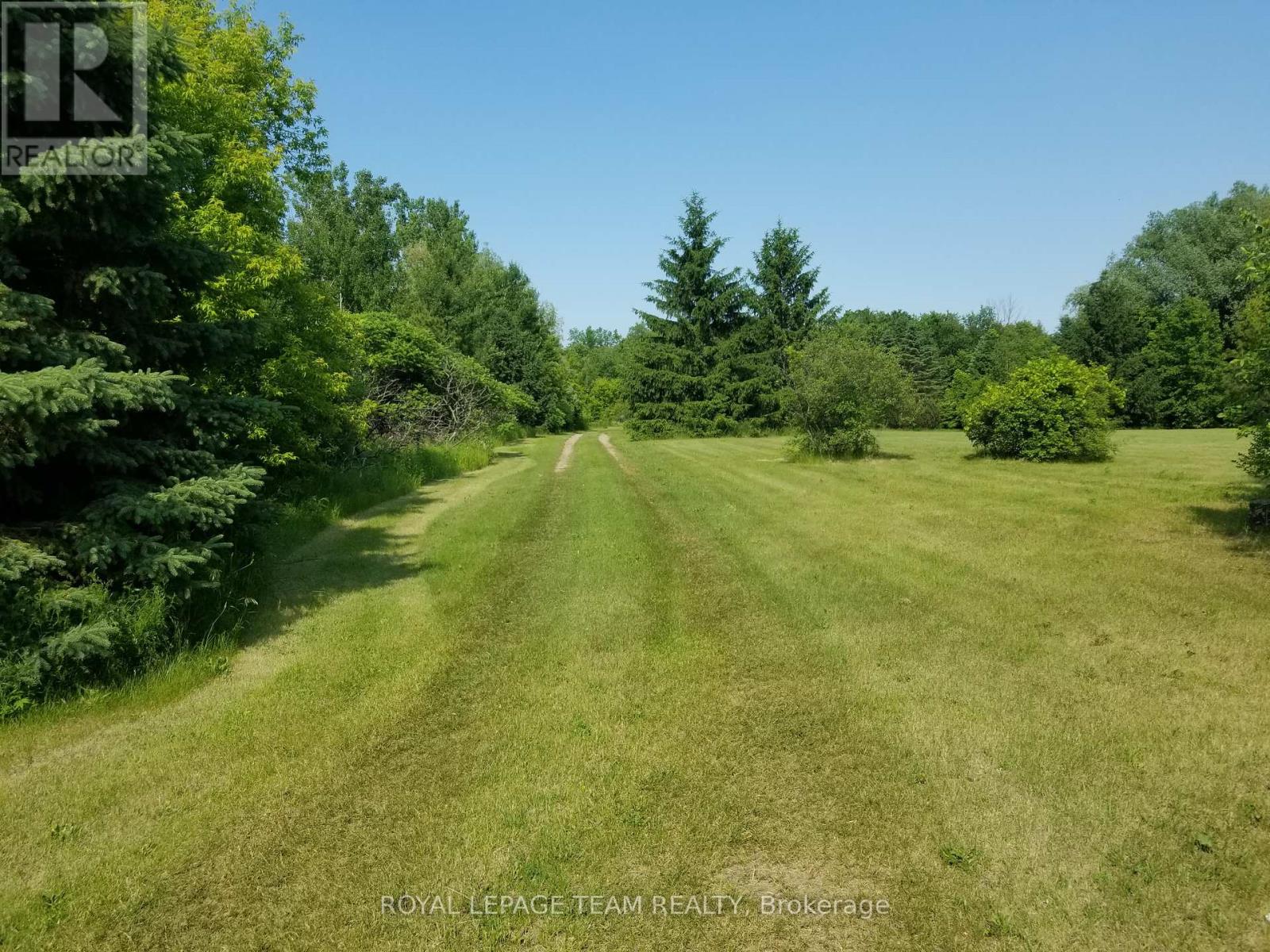 Near rear of lot