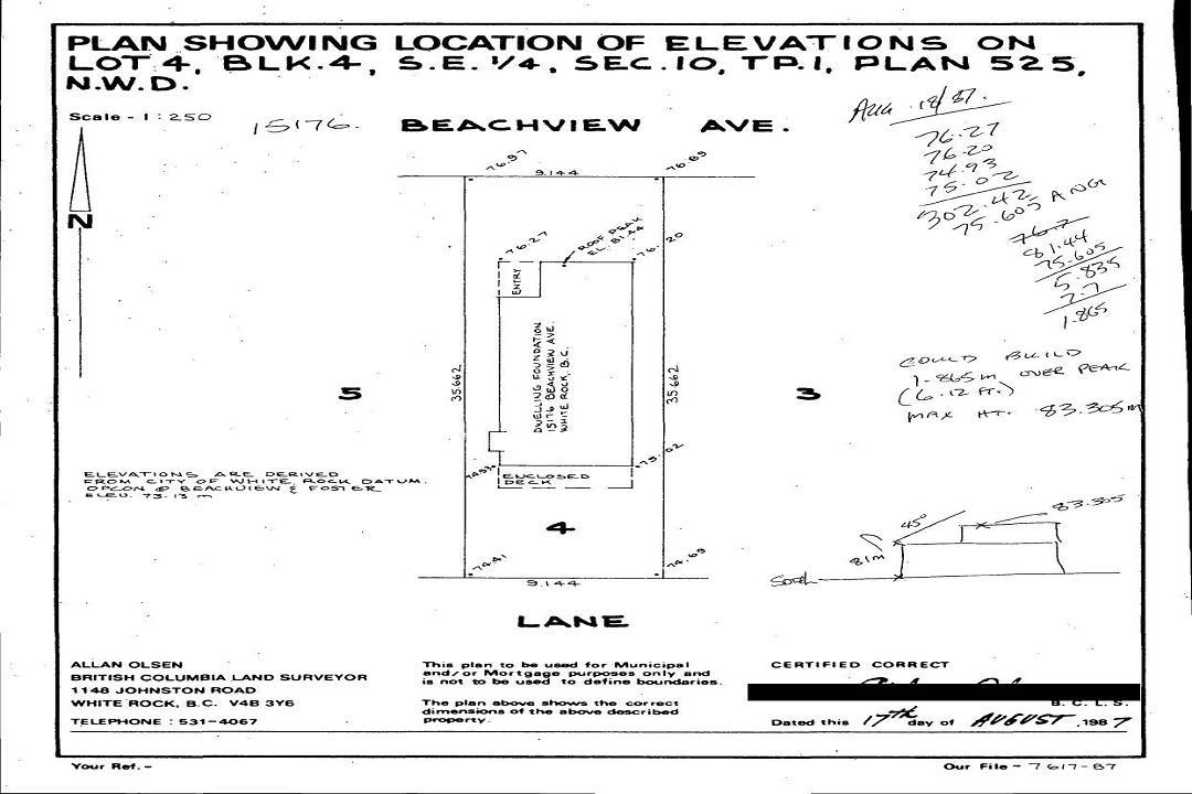 15176 BEACHVIEW AVENUE, White Rock real estate listing R2965288
