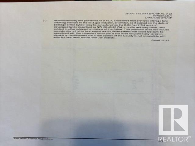 SW Corner of HWY 39 & RR 261, Rural Leduc County