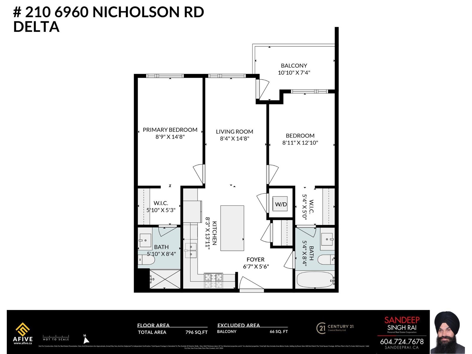 210 6960 NICHOLSON STREET, Delta real estate listing R2968956