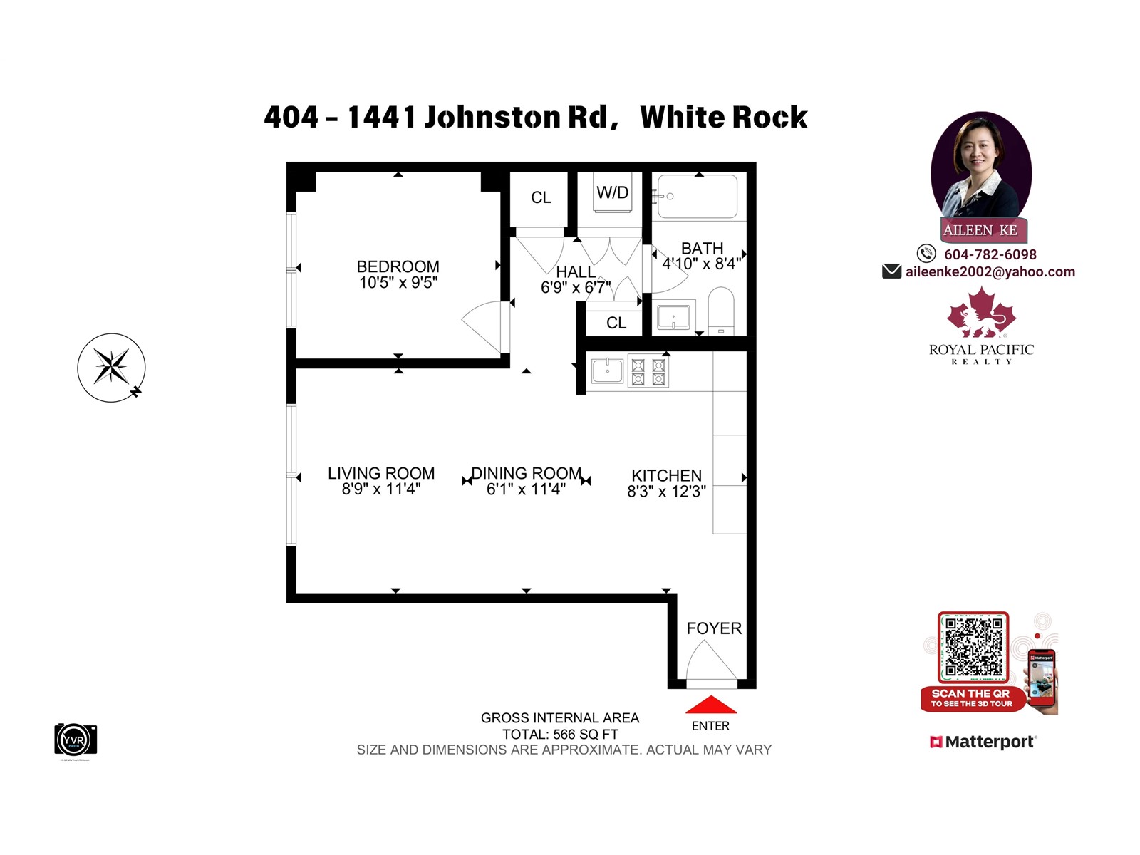 404 1441 JOHNSTON ROAD, White Rock real estate listing R2969237