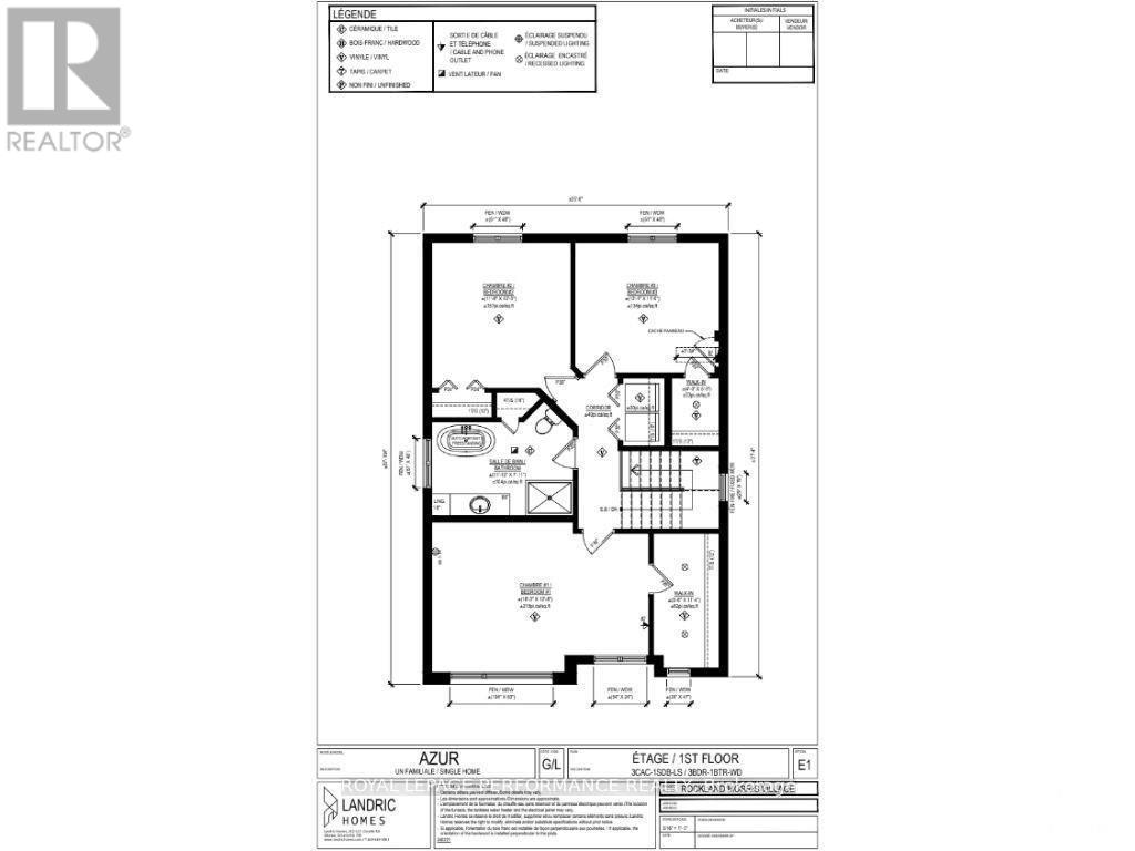 Upper floor / main unit