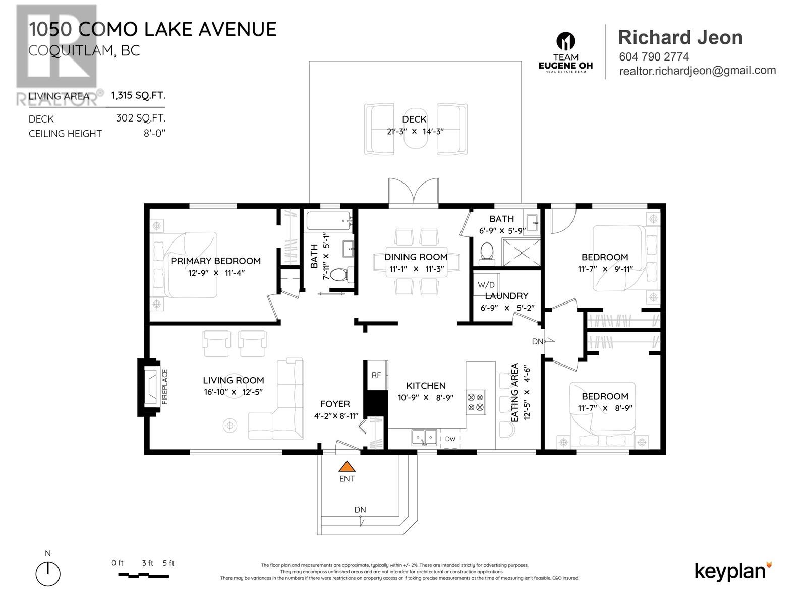 1050 COMO LAKE AVENUE, Coquitlam
