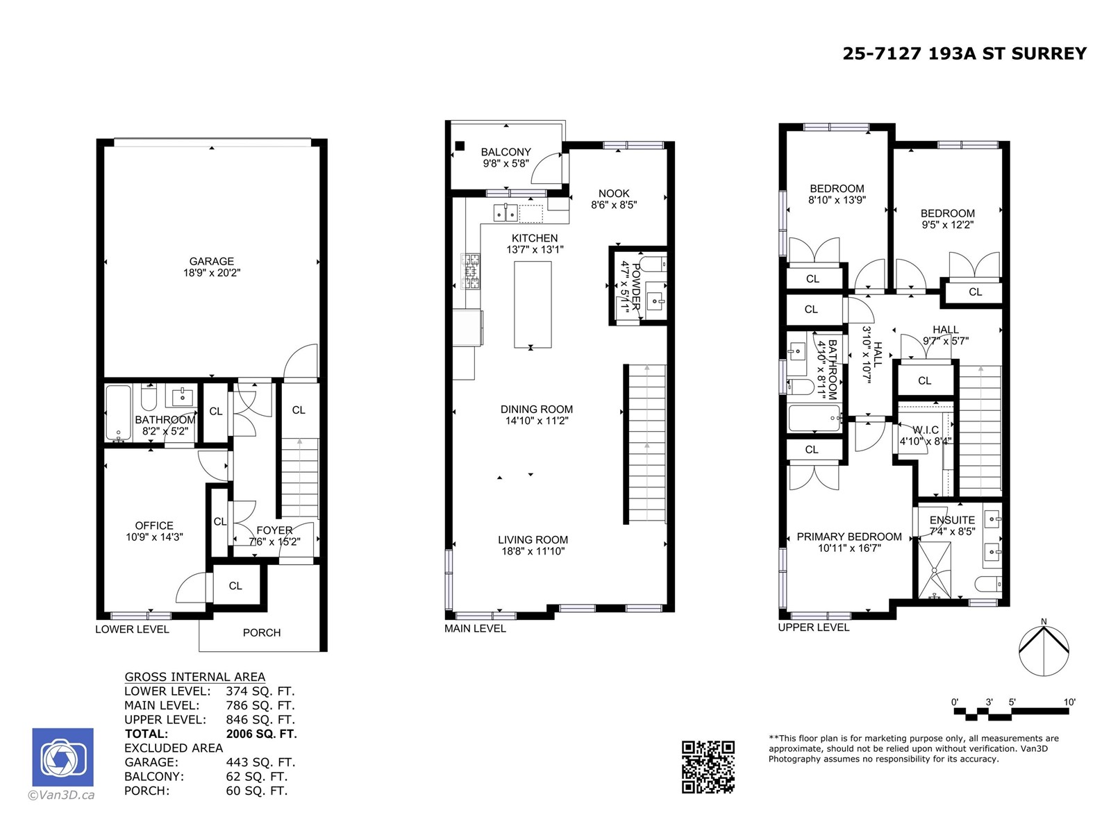 Photo 15 of 25 7127 193 A Street, Surrey BC