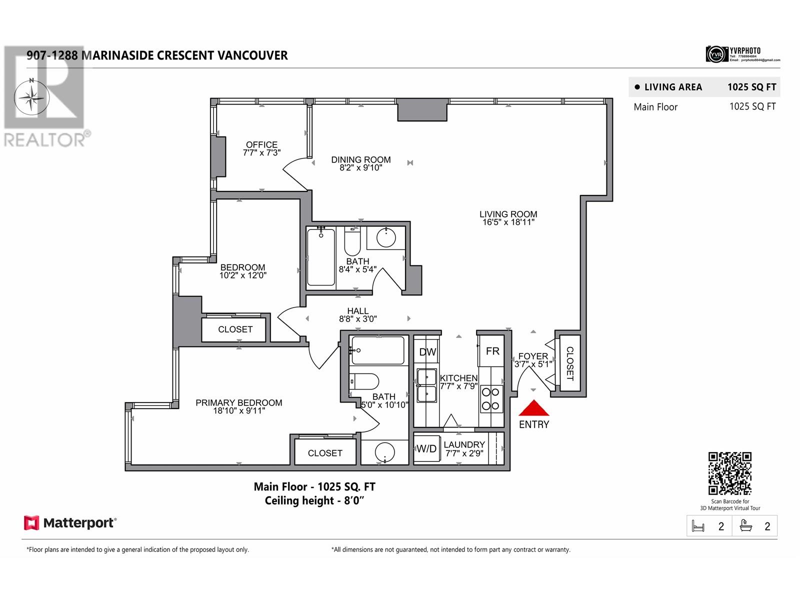 907 1288 MARINASIDE CRESCENT, Vancouver real estate listing R2974432