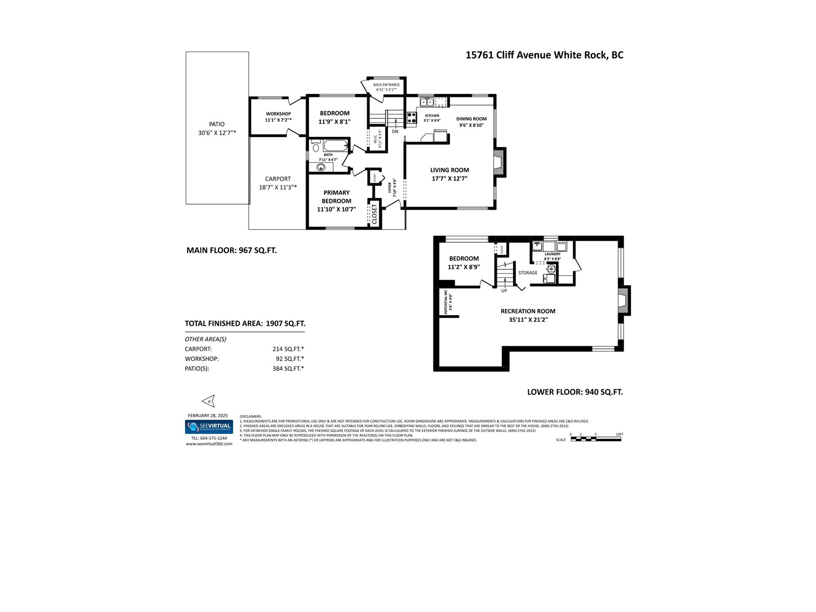 15761 CLIFF AVENUE, White Rock real estate listing R2971613