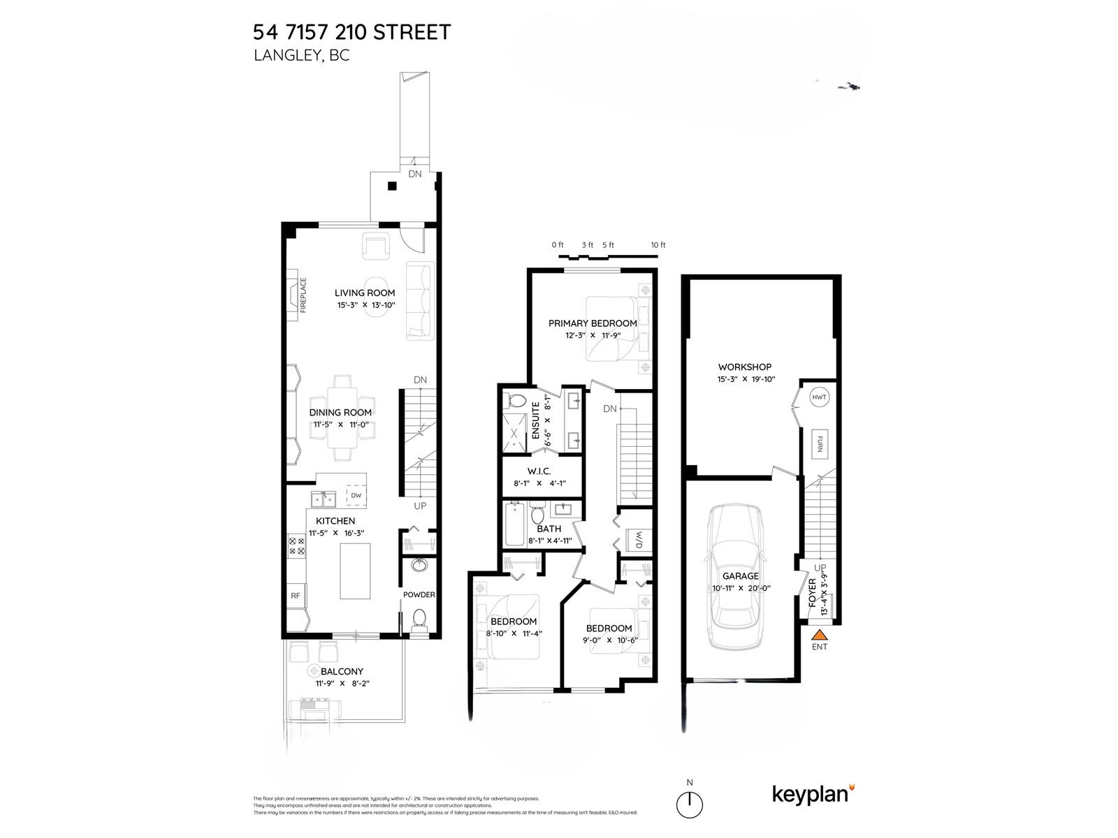 54 7157 210 STREET, Langley real estate listing R2978703