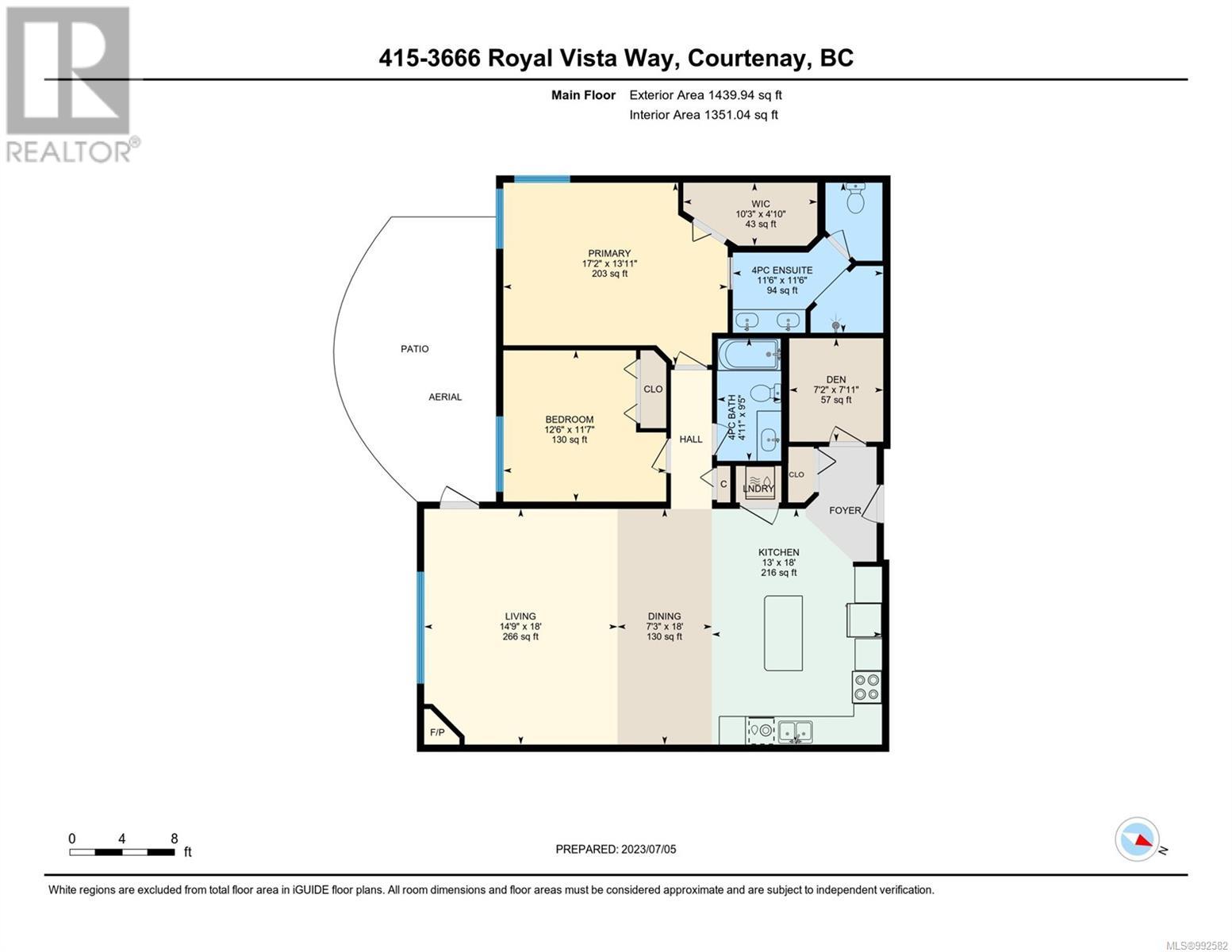 415 3666 Royal Vista Way, Courtenay real estate listing 992582