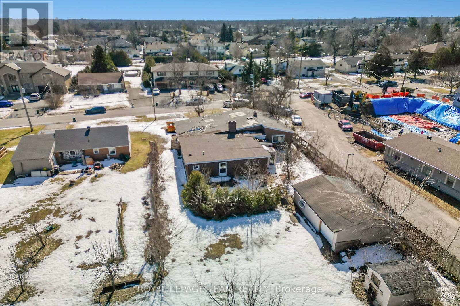 Back Yard view of the lot