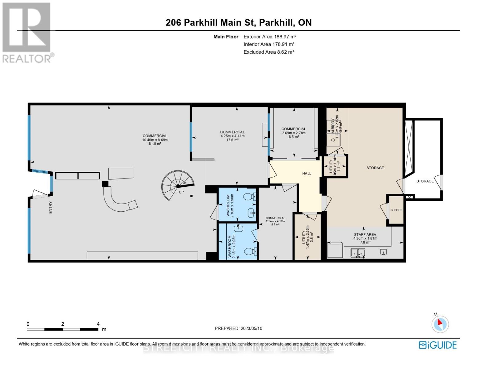 Retail for Sale in  MAIN STREET E North Middlesex (Parkhill) 