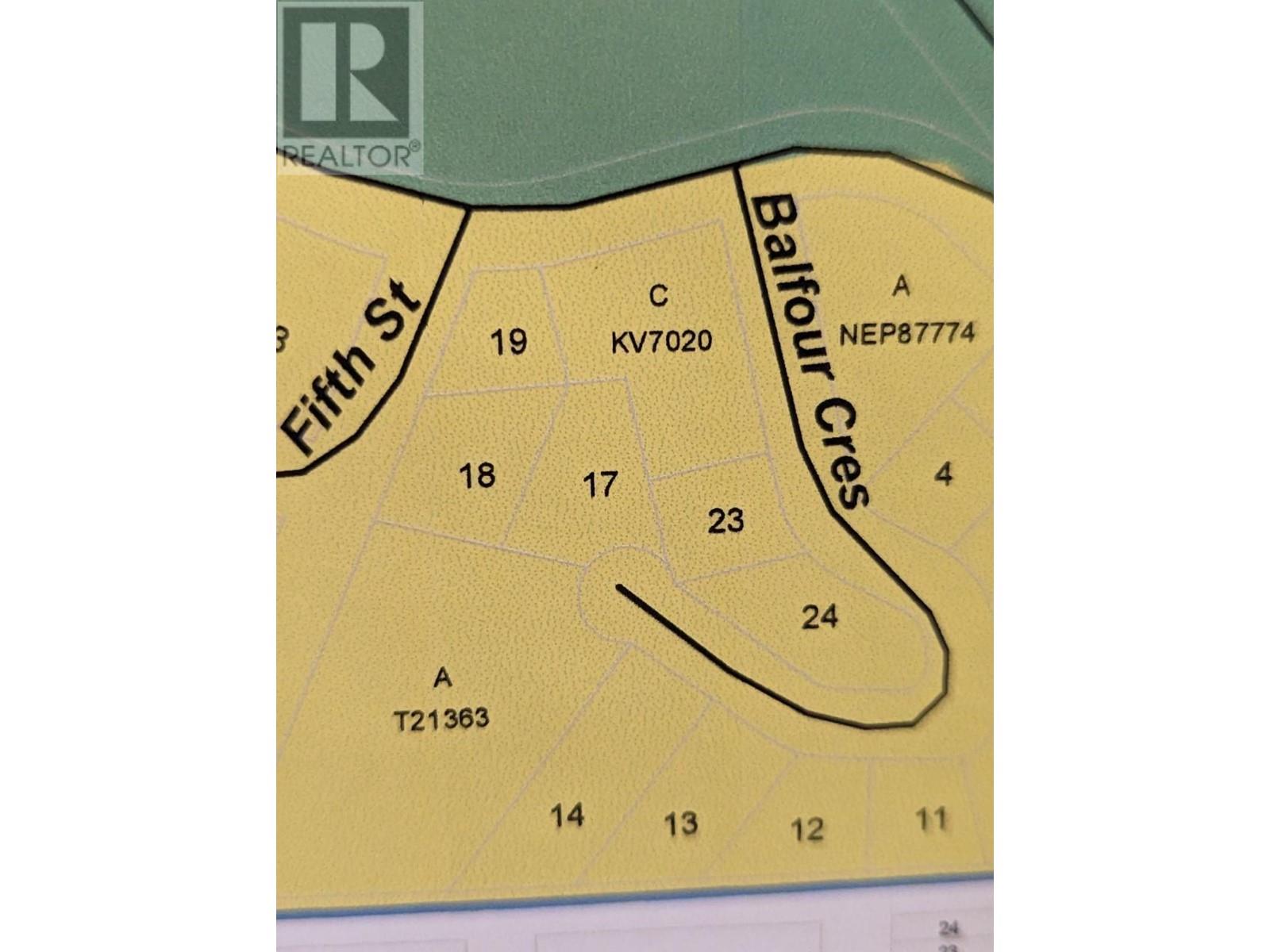  Lot 17 BALFOUR Crescent, Kaslo