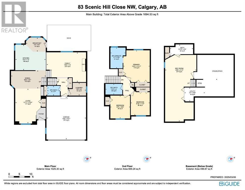 Single Family House 4 Level for Sale in  Scenic Hill Close NW Scenic Acres Calgary 