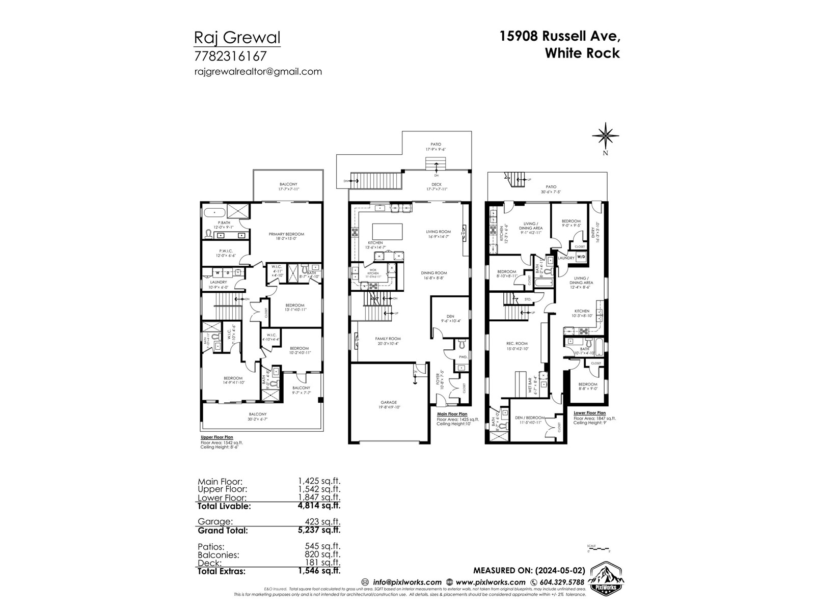 15908 RUSSELL AVENUE, White Rock real estate listing R2978231