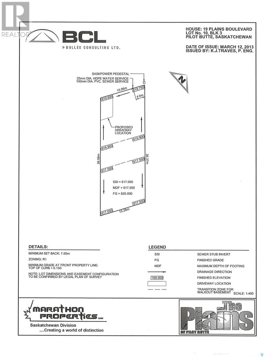 19 Plains BOULEVARD - Main photo, Pilot Butte, Saskatchewan