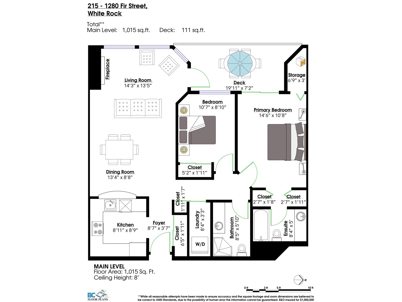 215 1280 FIR STREET, White Rock real estate listing R2983637