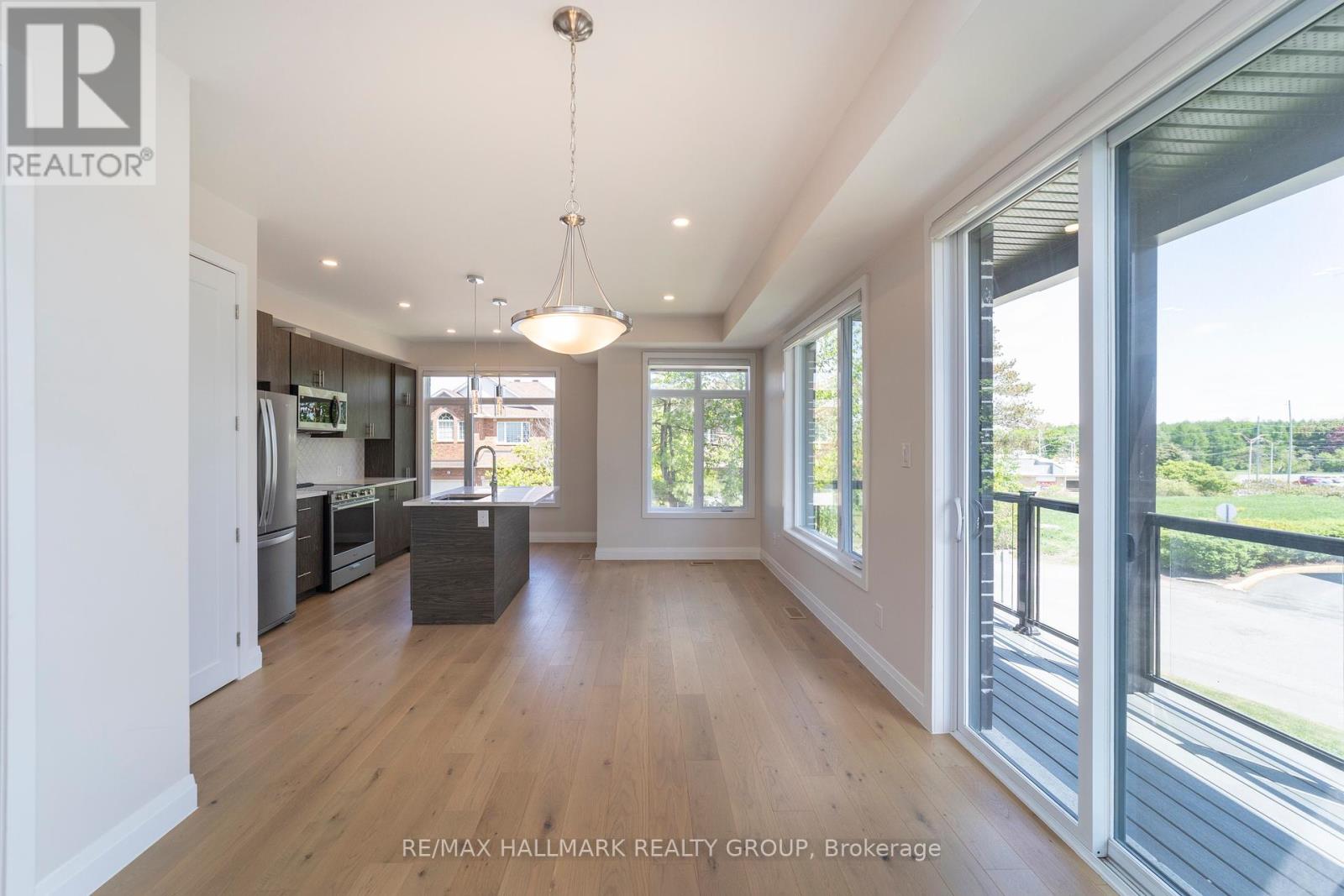 Open Concept Kitchen, Dining & Living