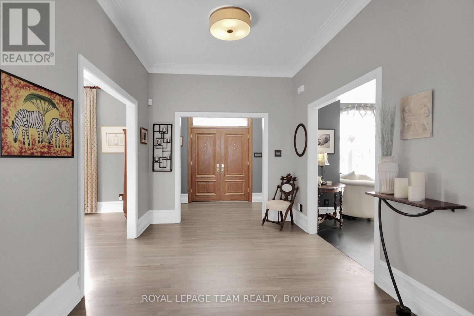 Front Entrance, Double Oak Doors