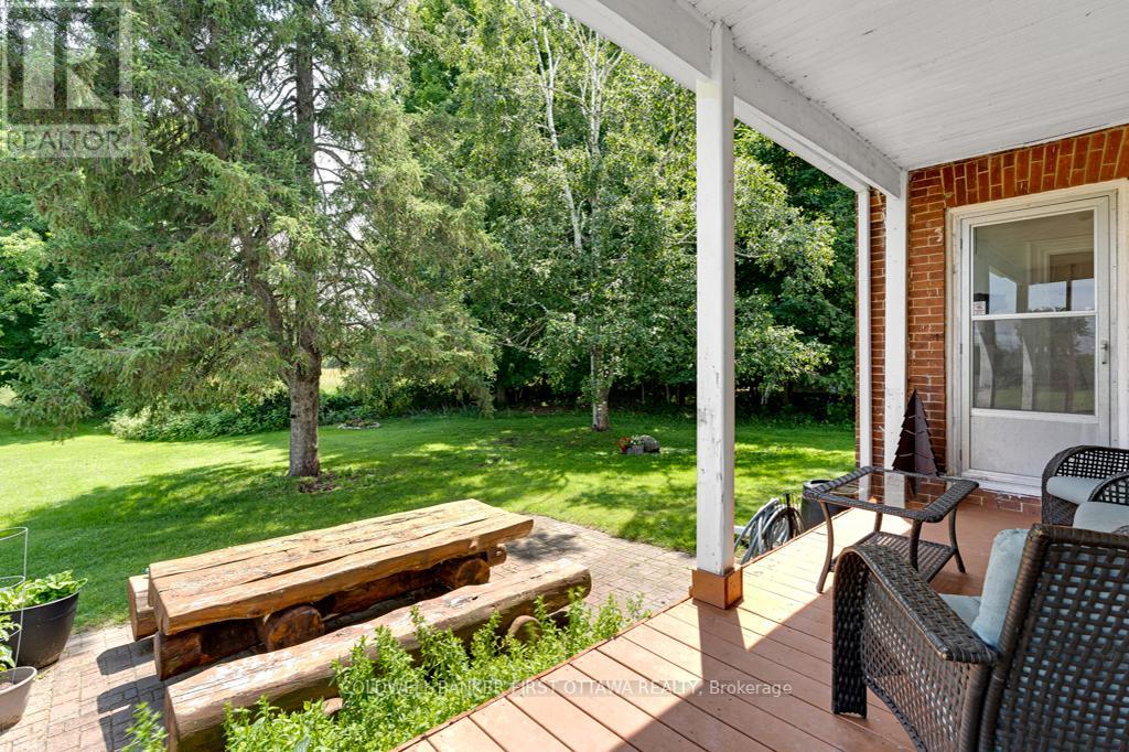 Classic porch leads to front door