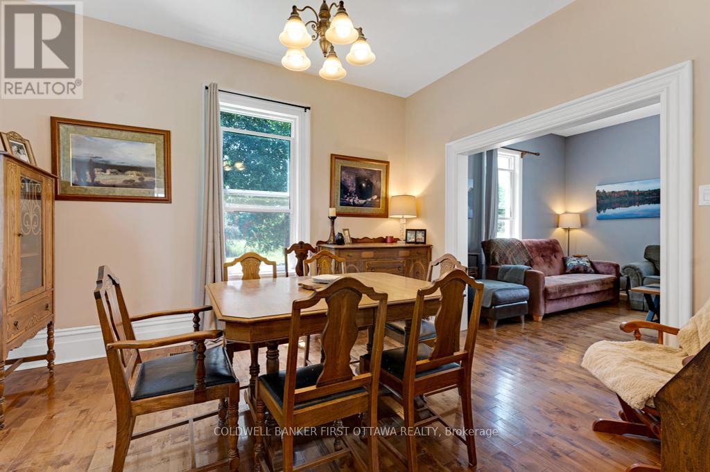 Formal dining room open to living room