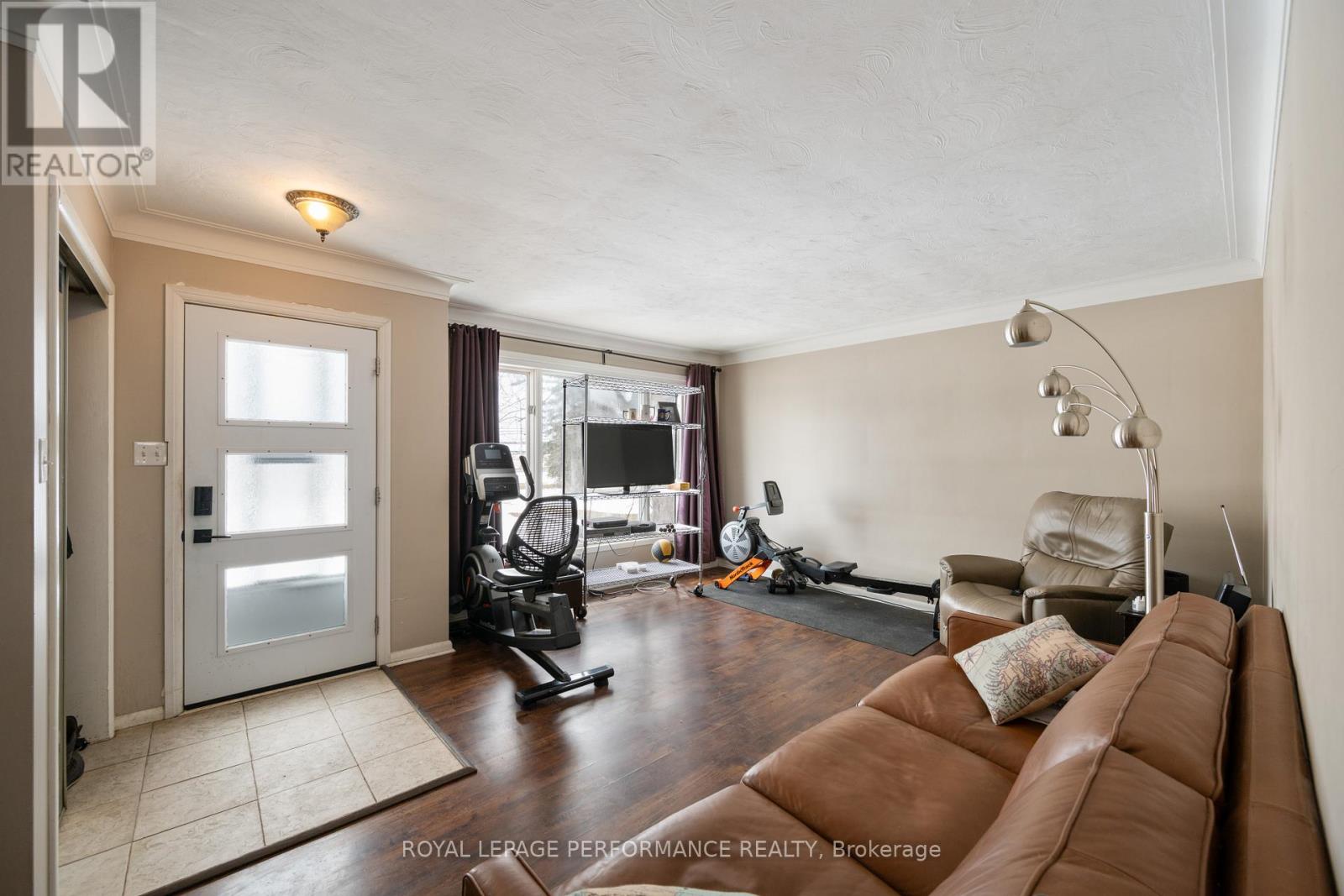 Front entrance & Living room